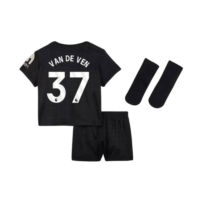 2025-2026 Tottenham Away Baby Kit (Van De Ven 37)-SoccerKits Hub | Buy Soccer Jerseys Online